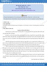 Đề thi giữa học kì 1 Tiếng Việt 4 - Đề số 1